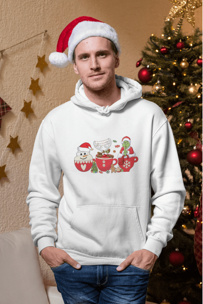 Grinch Yeni Yıl Kapşonlu Sweatshirt