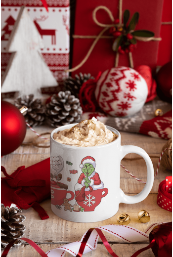 Grinch Yeni Yıl Kupa Bardak