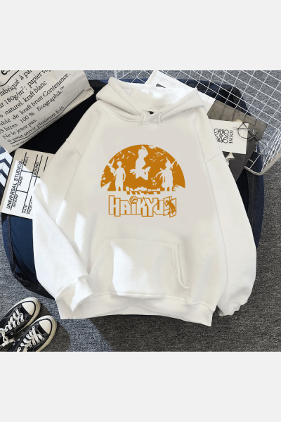 Haikyuu Kapşonlu Sweatshirt