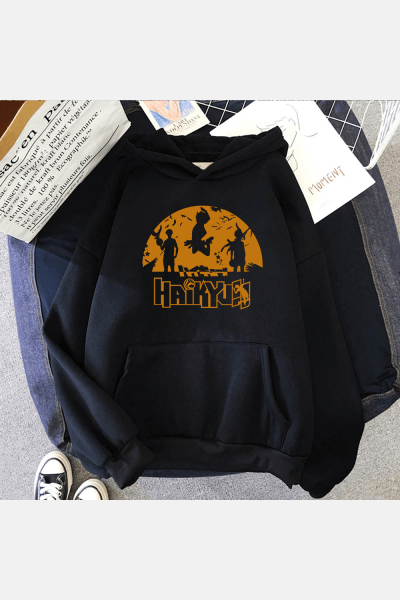 Haikyuu Kapşonlu Sweatshirt