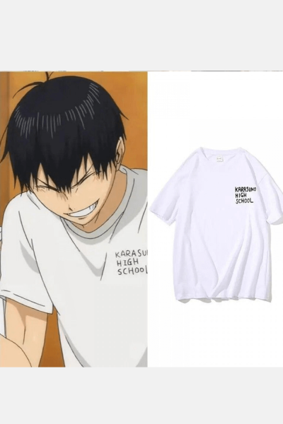 Haikyuu Tobio Kageyama Karasuno Tişört