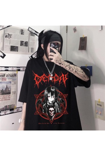 Harajuku Siyah T-shirt Harajuku Siyah T-shirt