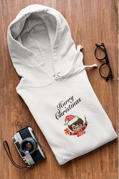 Harry Christmas Yeni Yıl Kapşonlu Sweatshirt