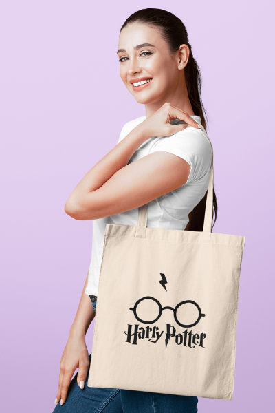 Harry Poter Gözlük Bez Çanta Harry Poter Gözlük Bez Çanta