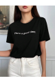 Have a Good Time Yazılı Siyah Unisex T-shirt Have a Good Time Yazılı Siyah Unisex T-shirt