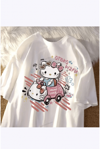 Hello Kitty Car Tişört Hello Kitty Car Tişört