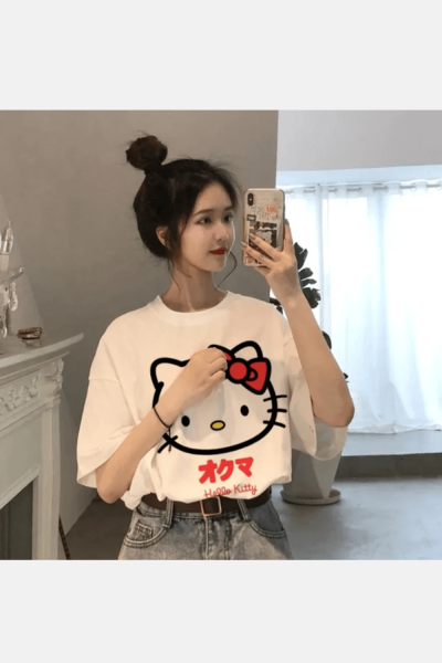 Hello Kitty Kawaii Tişört