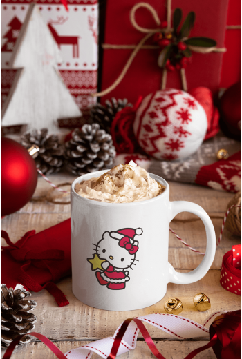 Hello Kitty Merry Christmas Kupa Bardak