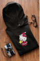 Hello Kitty Merry Christmas Yeni Yıl Kapşonlu Sweatshirt