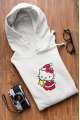 Hello Kitty Merry Christmas Yeni Yıl Kapşonlu Sweatshirt