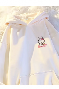 Hello Kitty Minimal Logo Sweatshirt Hello Kitty Minimal Logo Sweatshirt