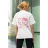 Hello Kitty - Ön Arka Baskılı Beyaz Tişört