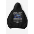 Hızlı ve Öfkeli Bullet Kapişonlu Unisex Siyah Sweatshirt