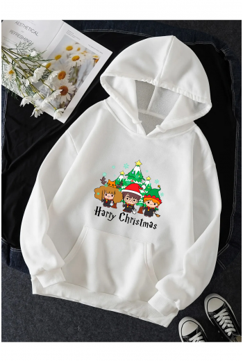 HP Merry Christmas Yeni Yıl Kapşonlu Sweatshirt