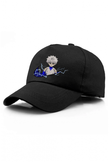 Hunter X Hunter Killua Minimal Logo Şapka Hunter X Hunter Killua Minimal Logo Şapka