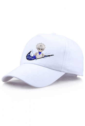Hunter X Hunter Killua Minimal Logo Şapka Hunter X Hunter Killua Minimal Logo Şapka