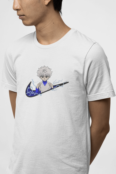 Hunter X Hunter Killua Minimal Logo Tişört 