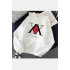 Hunter x Hunter Logo Beyaz Kapşonlu Sweatshirt