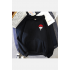 Itachi Uchiha Logo Ön-Arka Baskılı Kapşonlu Sweatshirt