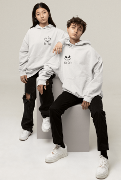 Jack ve Sally Sevgili/Çift/Arkadaşlık 2'li Kapşonlu Sweatshirt Seti  Jack ve Sally Sevgili/Çift/Arkadaşlık 2'li Kapşonlu Sweatshirt Seti
