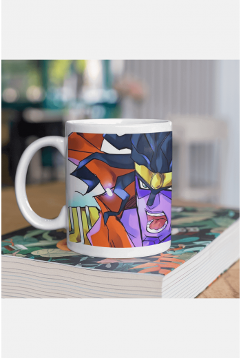 Jojo Bizzarre Avventure Jotaro & Star Platinum Kupa Bardak Jojo Bizzarre Avventure Jotaro & Star Platinum Kupa Bardak