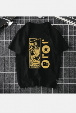 Jojos Bizarre Adventure Siyah Tişört Jojos Bizarre Adventure Siyah Tişört