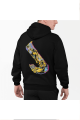 Jojos Bizarre Ön-Arka Baskılı Kapşonlu Sweatshirt