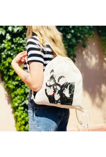 Anime Jujutsu Kaisen Bez Sırt Çantası