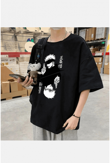 Jujutsu Kaisen Gojo Black Design Tişört Jujutsu Kaisen Gojo Black Design Tişört