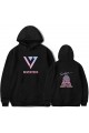 K-Pop Seventeen Siyah Sweatshirt K-Pop Seventeen Siyah Sweatshirt