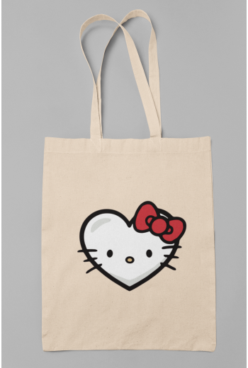 Kalp Hello Kitty Bez Çanta