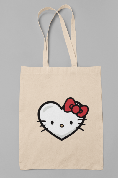 Kalp Hello Kitty Bez Çanta