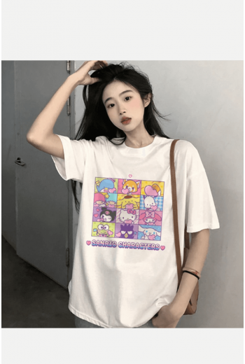 Kawaii Karakterler Tişört