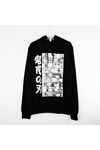 Kimetsu No Yaiba Kapşonlu Sweatshirt