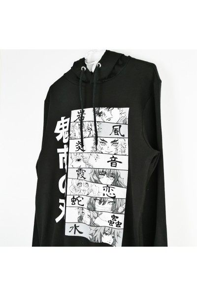 Kimetsu No Yaiba Kapşonlu Sweatshirt
