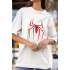 Kırmızı Spider Ön Baskılı Tişört 