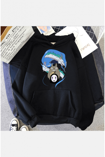 Komşum Totoro Kapşonlu Sweatshirt