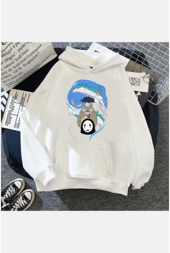 Komşum Totoro Kapşonlu Sweatshirt