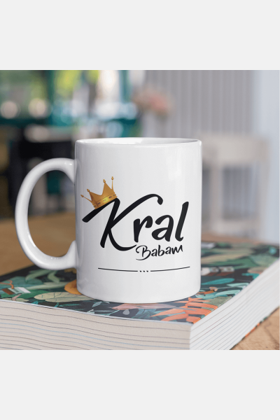 Kral Babam Yazılı Babalar Günü Kupası Kral Babam Yazılı Babalar Günü Kupası
