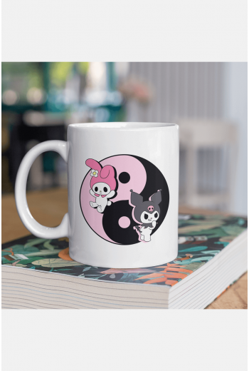 Kuromi Melodyn Yin Yang Kupa Bardak