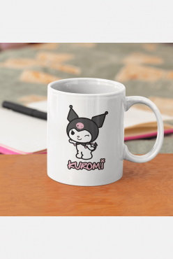 Kuromi Yazılı Kupa Bardak  Kuromi Yazılı Kupa Bardak