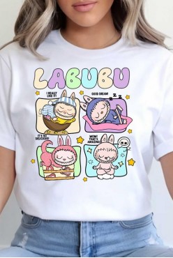 Labubu Beyaz T-shirt Labubu Beyaz T-shirt