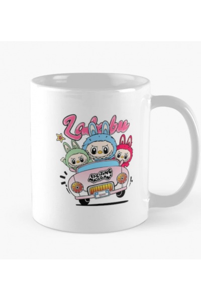 Labubu Car Team Kupa Bardak Labubu Car Team Kupa Bardak