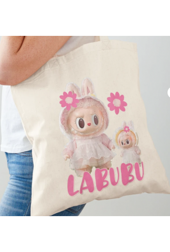 Labubu Cute Bez Çanta Labubu Cute Bez Çanta