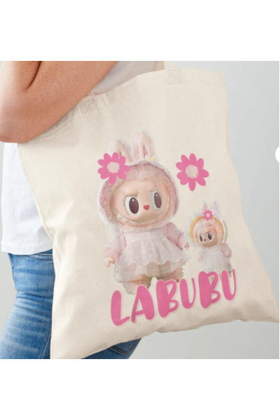 Labubu Cute Bez Çanta Labubu Cute Bez Çanta