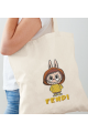 Labubu Fendi Bez Çanta Labubu Fendi Bez Çanta