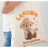 Labubu Have a Good Time Yazılı Bez Çanta