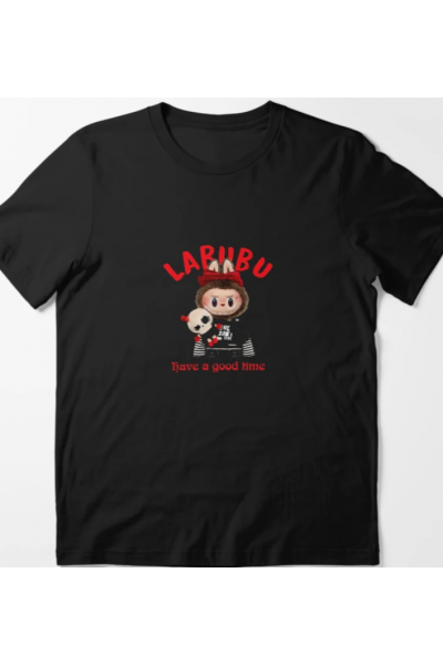 Labubu Have a Good Time Yazılı T-shirt Labubu Have a Good Time Yazılı T-shirt
