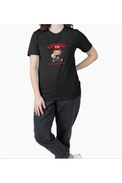 Labubu Have a Good Time Yazılı T-shirt Labubu Have a Good Time Yazılı T-shirt