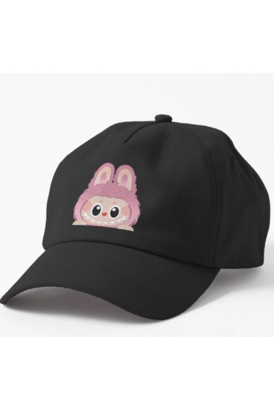 Labubu Pembe Şapka Labubu Pembe Şapka